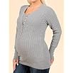 A Pea in the Pod: Long Sleeve Banded Bottom Maternity Sweater