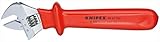 KNIPEX(クニペックス):絶縁モンキーレンチ 250MM 9807-250