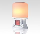 Wake Up Light Lichtwecker mit Radio, LED-Lichteffekten und Naturklängen