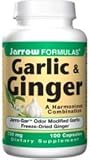 Garlic + Ginger 100 Caps 700 Mg (Odor Modified Garlic  Freeze-Dried Ginger) - Jarrow Formulas