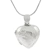 Sterling Silver Heart Locket Necklace