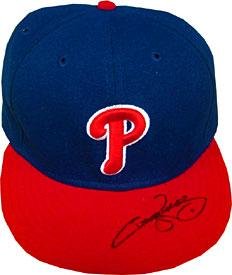 Jimmy Rollins Autographed Philadelphia Phillies Baseball Hat (JSA) - Autographed MLB Helmets and Hats