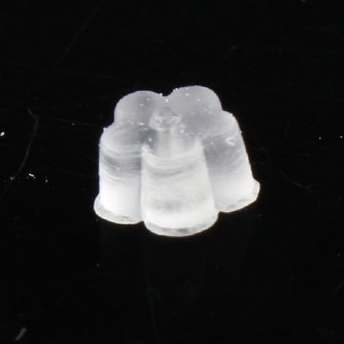 Earring Back Stoppers New Flower Rubber Safety Findings(1000pcs)
