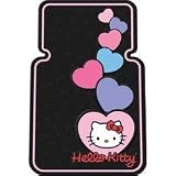 3PC Hello Kitty Front floor Mats Mat Steering Wheel Cover Car