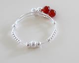New 925 Sterling Silver Baby/ Infant Anklet-Baby Bracelet-Baby Shower favors-Gift for Your Lovely Baby-Gorgeous Anklet Great Look for Your Baby's Feet(B-6)Two function: can use it as anklet or bracelet