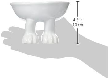 Dylan Kendall Home Cat Footed Bowl, White, Large