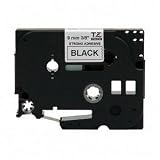 BRTTZ221 Laminated Tape Cartridge, For TZ Models, 3/8', Black/White