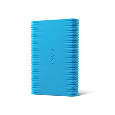 Sony HD-SP1 Shock-proof 1 TB External Hard Drive with Backup Manager (Blue)