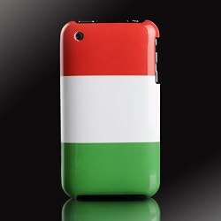 Italian Flag, Italy "Patriot Series" polycarbonate UV case-cover for Apple iPhone 3G & 3GS