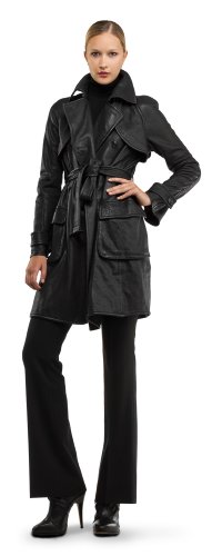 WASHED LAMB TRENCH COAT