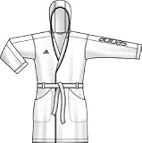 Adidas Men EasyCr Bathrobe Bademantel weiN / V34707