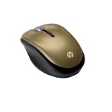 HP 2.4GHz Wireless Optical Mobile Mouse - Butter Gold