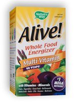 Alive Whole Food Energizer With Iron - 90 - VegCap