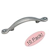 Amerock BP1590-WN Inspirations Weathered Nickel Cabinet Hardware Handle Pull - 3" Hole Centers, 10 Pack