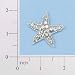 Rhinestone Star Applique - 1 1/2" Each