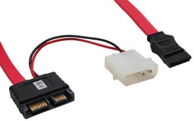 DeLock Kabel SATA Slimline Stecker + 2pin Power > SATA Netzkabel intern SATA 7+ 6 pol S Preisvergleich