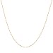 10k Yellow Gold 1.35mm Solid Singapore Chain Necklace, 22