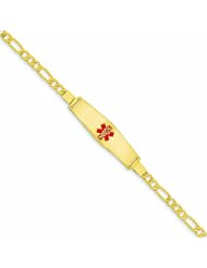 Genuine 14K Yellow Gold Medical Jewelry Bracelet 6 Grams Of Gold 100% Satisfaction Guaranteed.