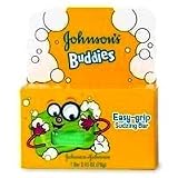 [TEN PACK]Johnsons Buddies Easy-Grip Sudzing Bar - 2.45 oz, 10 BARS