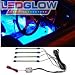 4pc. Blue LED Interior Underdash Lighting Kit