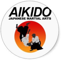 Aikido 3 Round Sticker