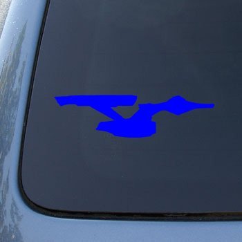  ENTERPRISE 2 - Star Trek - Vinyl Decal Sticker #A1395 | Vinyl Color: Blue
