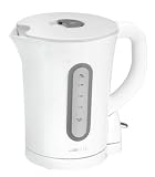 Wasserkocher 2200 Watt (Kalk-Filter, Sicherheits-Klappdeckel, Edelstahl-Heizelement, Hitzebeständiger Kunststoff-Behälter, Kabellos, Basis-Station mit Kabelaufwicklung) NEU + OVP
