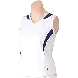 Womens Balle de Match Lisa-Marie Top-White/Navy