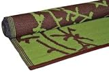 Plastic floor runnner 2.5x8 feet brown lime