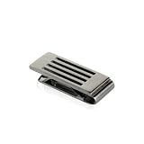 Modern Brushed Stainless Steel Money Clip by Cuff-Daddy
