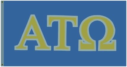 Alpha Tau Omega - 3'x5' Letter Flag