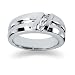 0.15 ctw. Woman's Round Diamond Wedding Band in Platinum