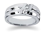 0.15 ctw. Woman's Round Diamond Wedding Band in Platinum