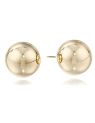 Duragold 14k Gold 10mm Ball Studs