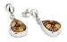 Brown Millefiori Drop Earrings