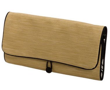 Susan Faris Bamboo & Floral Jewelry Roll - 9.5 x 14
