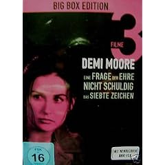DEMI MOORE Eine Frage der Ehre + Nicht schuldig + Das siebte 7. Zeichen BIG BOX 3 DVD Edition