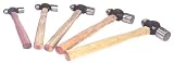 HDC 5 Piece ballpeen hammer set/wood