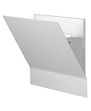 Art / Soft LED Wall Sconce - silver, 220 - 240V (for use in Australia, Europe, Hong Kong etc.)