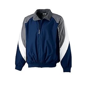 Tri-Color Nylon Fleece Jacket Fleece Lined by Augusta