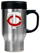 Minnesota Twins Stainless Steel Travel Mug - Baseball Sports Merchandise