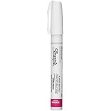 Sharpie Oil-Based Paint Marker, Medium Point, Single, White (35558)