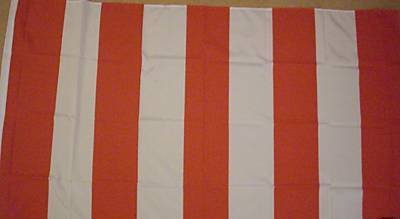 Sunderland Red and White Striped 5'x3' Flag
