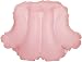Spa Sister Luxury Inflatable Terrry Bath Pillow Light Pink