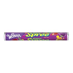 Wonka Spree Candy, Original, 1.77-Ounce Tubes (Pack of 36)