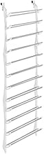 Whitmor 6486-1746-WHT Over-The-Door Shoe Rack, White, 36-Pair