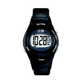 Timex Mens Watch T53052 Digital Quartz Movement Mineral Crystal Black Resin Case Black Nylon Fast Wrap New