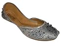 Unze Silver Pumps - Size 4 UK