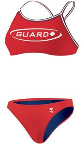 Tyr Guard Dimaxback Workout Bikini Female Red Medium