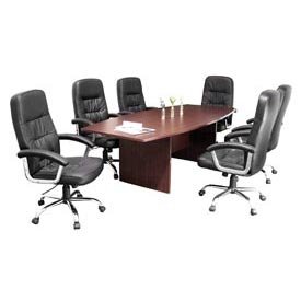 Conference Table Boat Shape 71 X 35 Mahogany